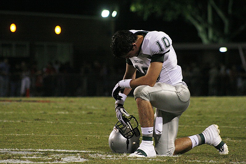 Daniel Clifford prayed for teammate K.J. Brown after he was taken off the field via an ambulance.