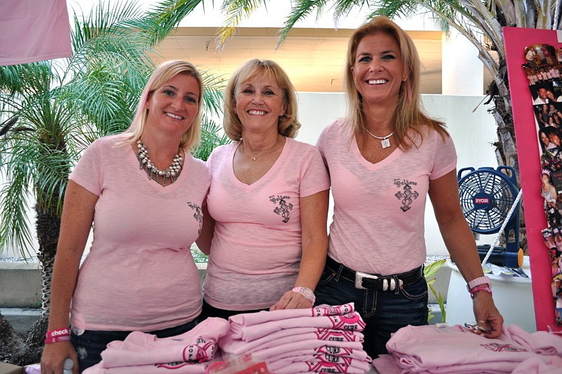 Team Believe members Ann Marie Battaglia, Dodie VanZeyl and Cathy Bruce