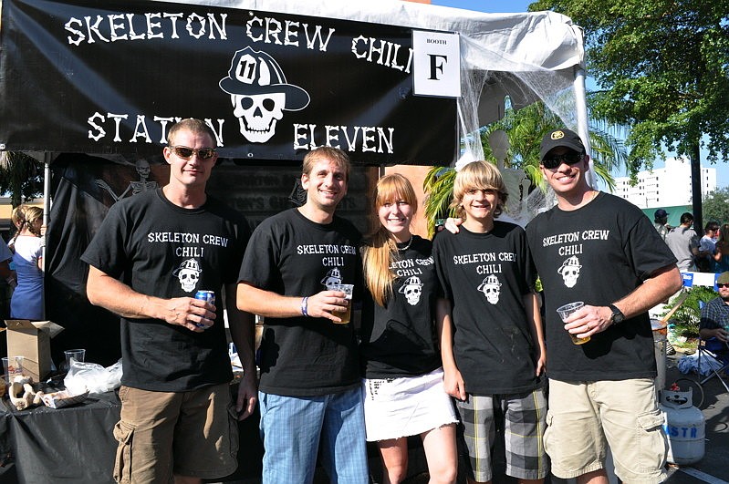 Chris Underhill, Jason Foltz, Dyan Johnson, Justin Foltz and Miguel Garcia