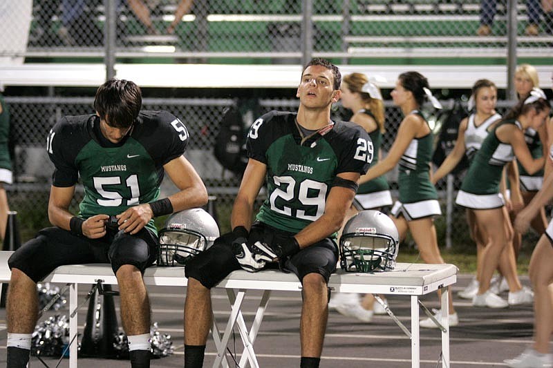 Brian Scott and Harrison Skokos were able to take a break in the fourth quarter.