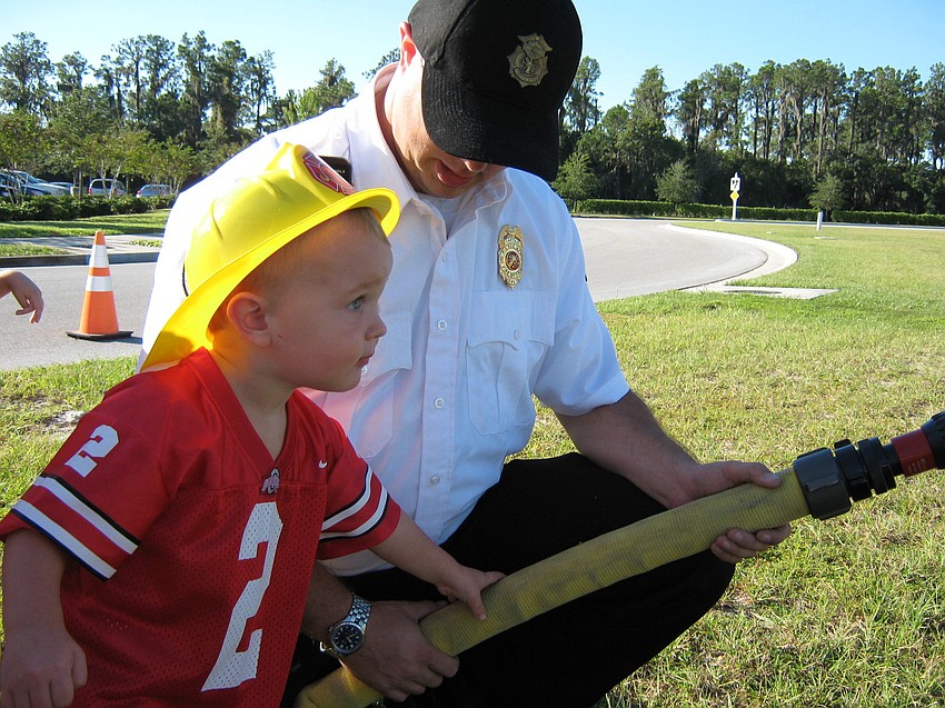 Jack White held the hose steady.