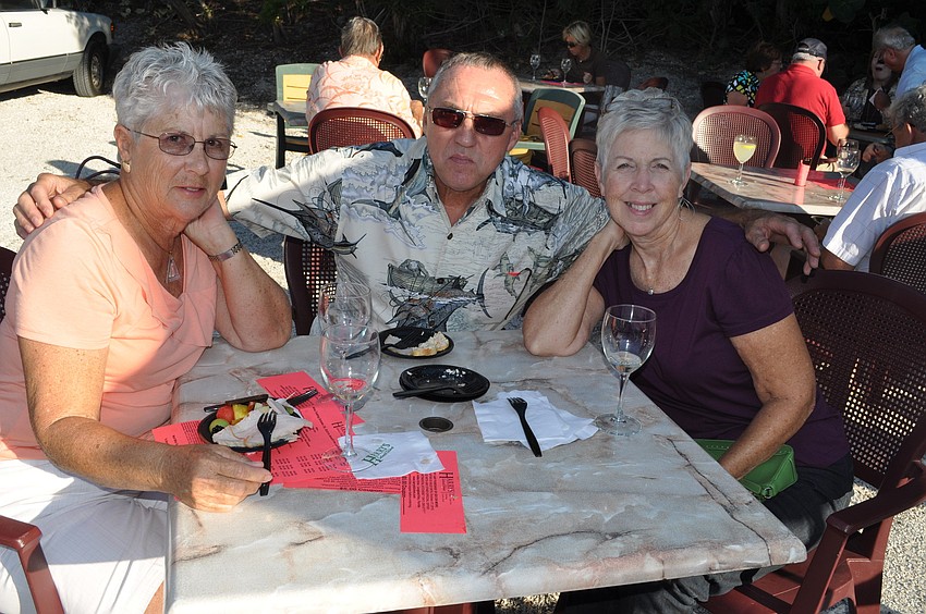 Marianne Goemmel with John and Sally Hughes