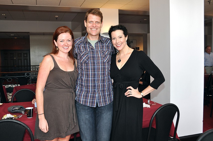 Casey Shea, Victor Hernandez and Laura Hodos are members of the production's ensemble.
