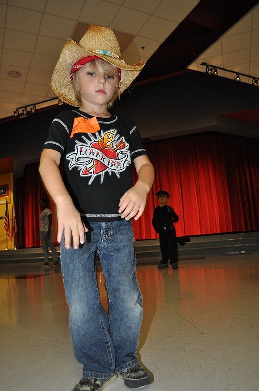 Bronson Empall, 5, came as Bret Michael.