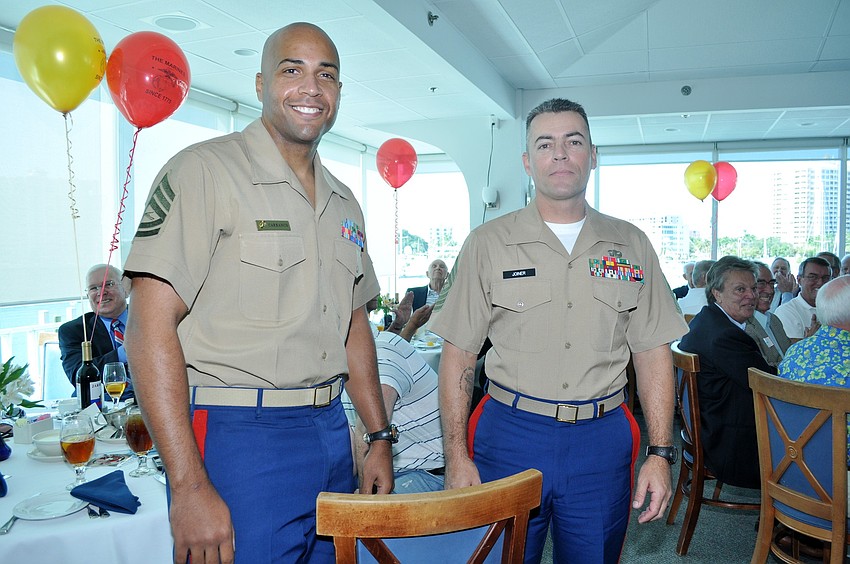 Frank Carranco and Jason Joiner of the recruiting station in Orlando and RSS Sarasota