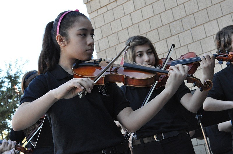 Jessie Chiang, 12, has been playing the violin since she was 4 years old.