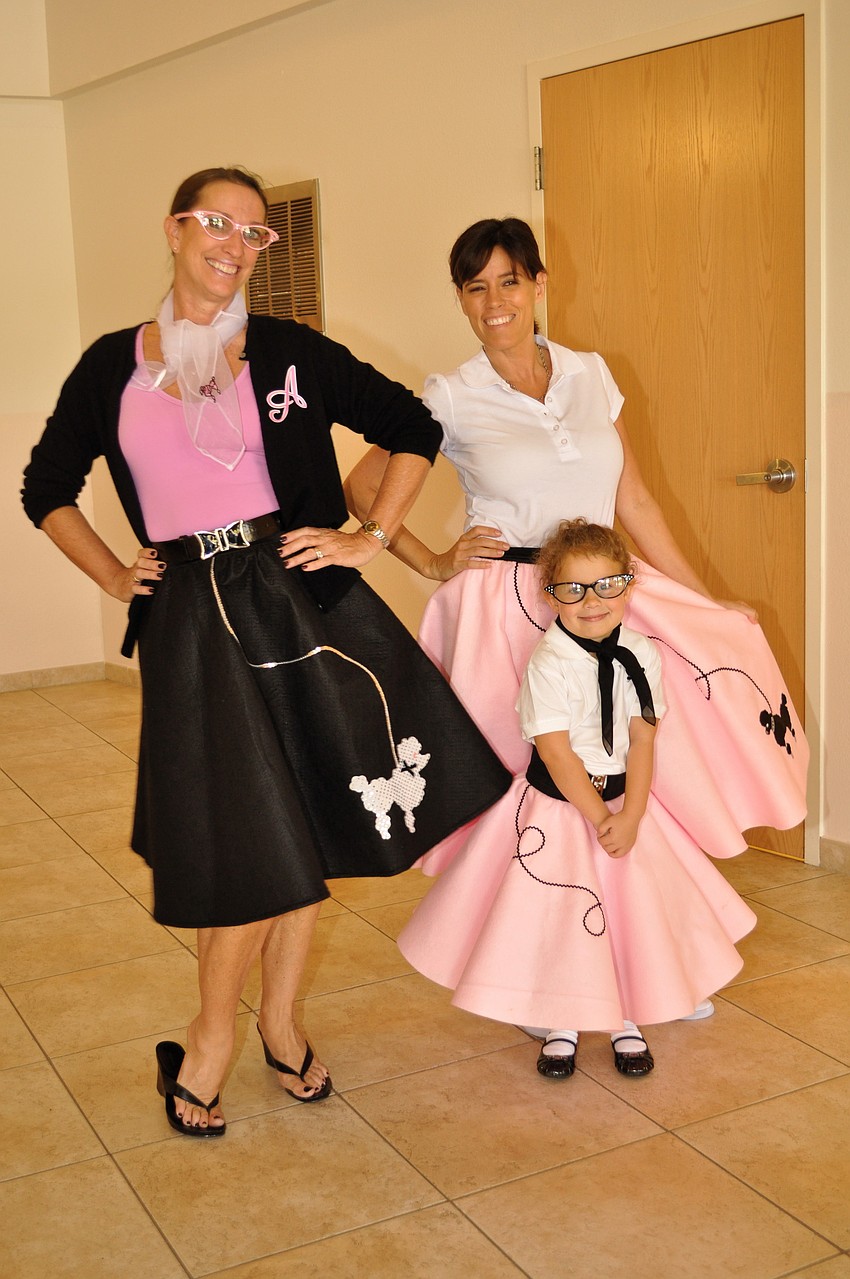 Ann Dowie with Molly and Kennedy Atwood