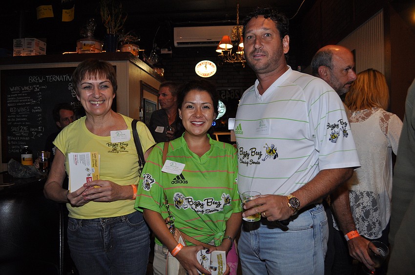 Gerda Blue with Veronica and Greg Bever