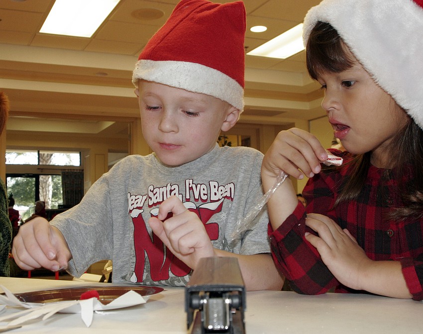 Joe Smillie, pictured with Eva Arend, 4, turns 5 years old on Dec. 9.