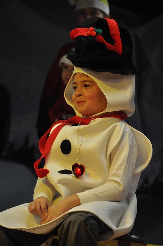 AJ Bereiter played the star role of Melton, the snowman.