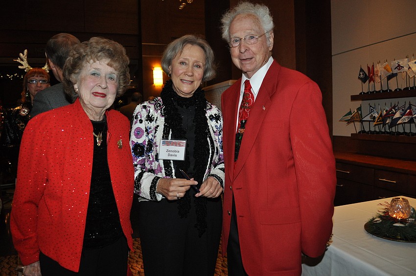 Meta Brooks with Zenobia Davis and Howard Brooks