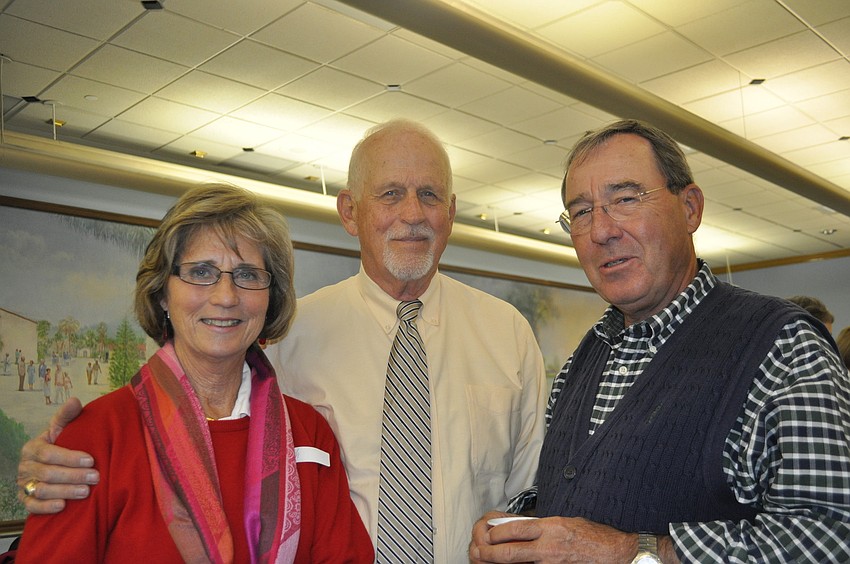 Ruth and Carl Meyer with Bob Siekmann
