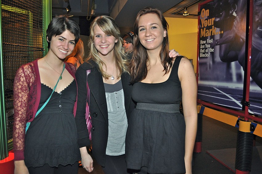 Olivia Fuentes, Taylor Rodocker and Elise Conway