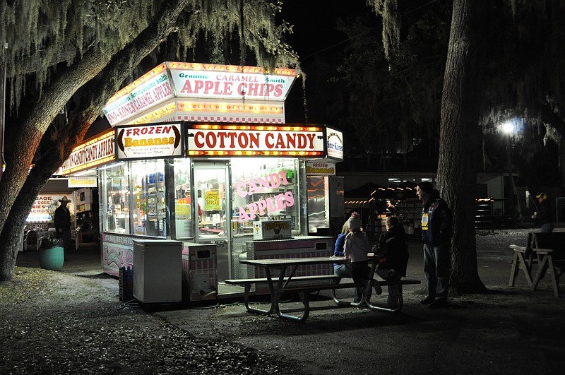 Fair-goers enjoyed a smorgasbord of food.