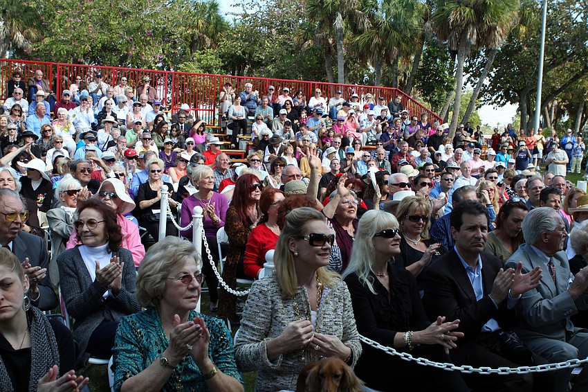 The circle was packed with people attending the 24th Annual Circus Ring of Fame Induction.