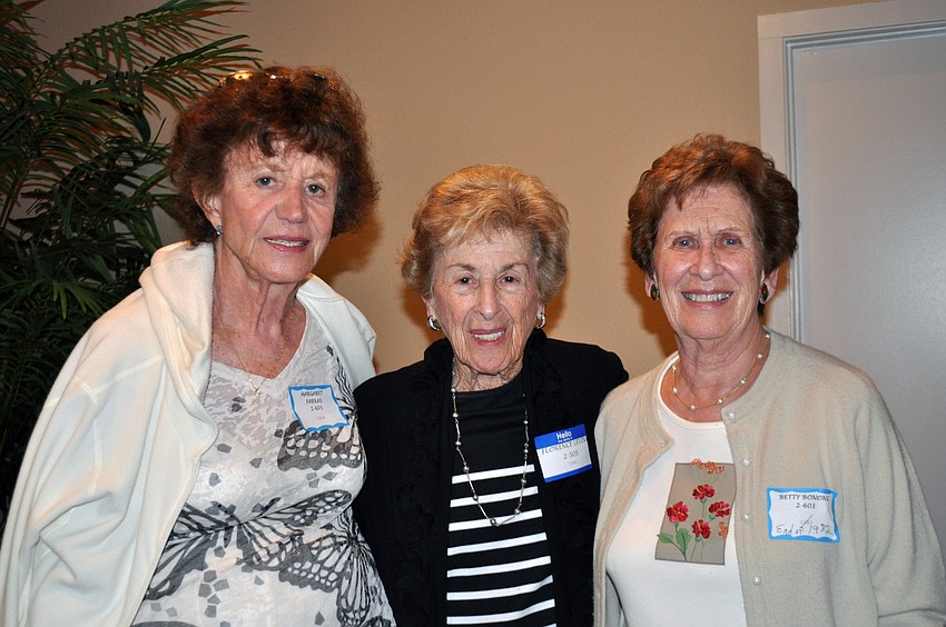 Margaret Farkas, Florence Levine and Betty Bononi