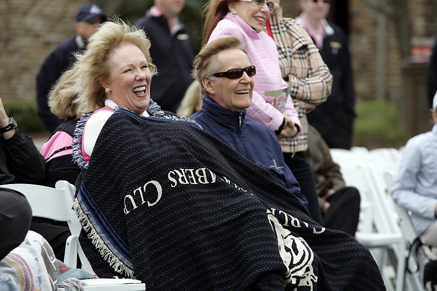 Robyn and Tom Payant couldn't wait to see Paula Creamer in person for the first time.