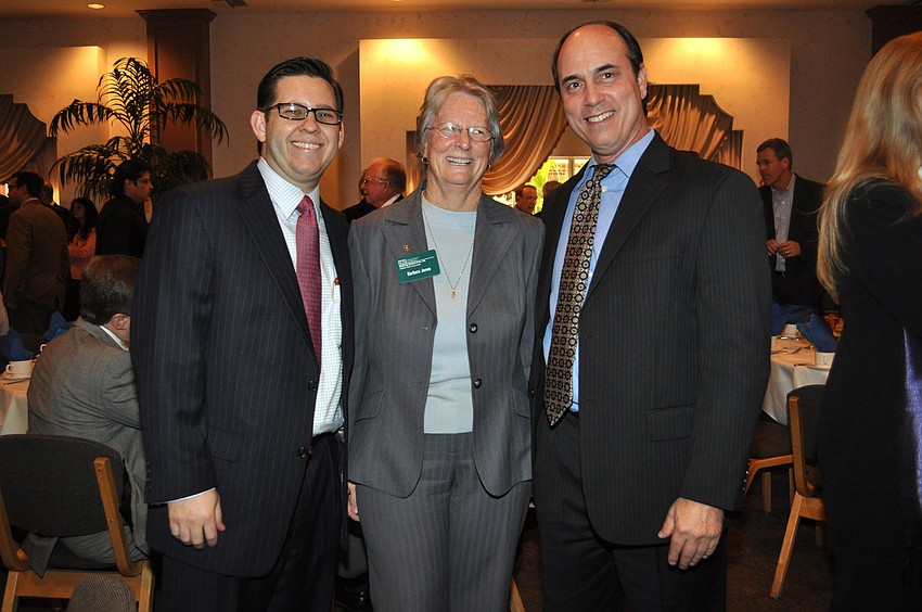 Blake Ridenour, Barbara Jones and Mark Serio
