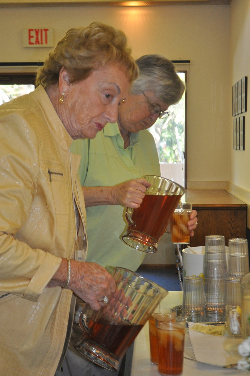 Mary Haverson and June Granger