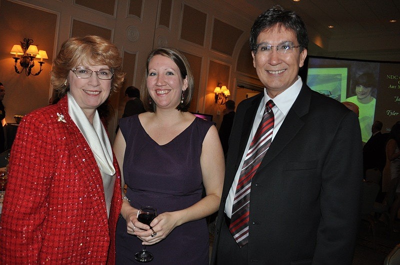 Peggy DeSear came out with her daughter, Courtney, and husband, Vernon.