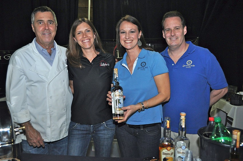 Steve and Lisa Seidensticker with Stephanie Sasowski and Tom Clarke