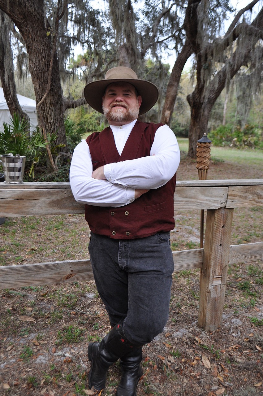 'Florida's Cracker Tenor' Benjamin Dehart performed folk music.