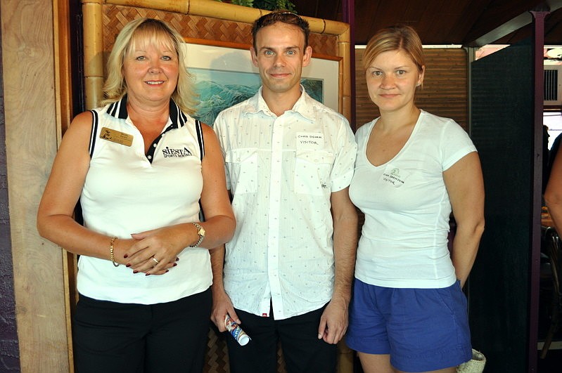 Sheila Lewis with Chris Digman and Olga Seryodkina