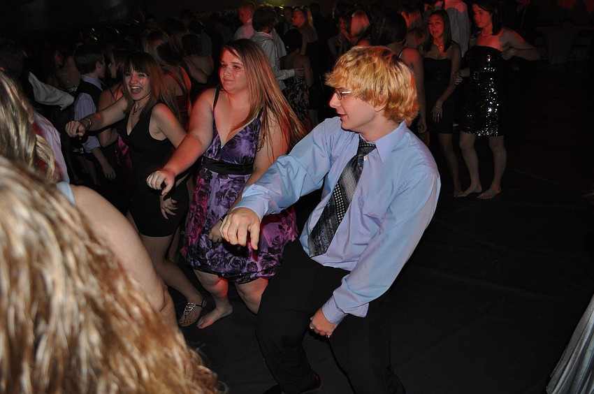 Senior Geoffrey Oles, 17, showed off his best dance moves.