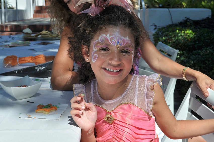 Sara Saab, age 5, in a princess costume.