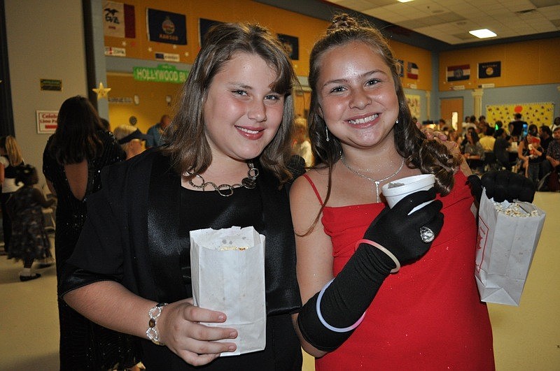 Cassidy Flood and Haley Beyerlein dressed to walk the red carpet.