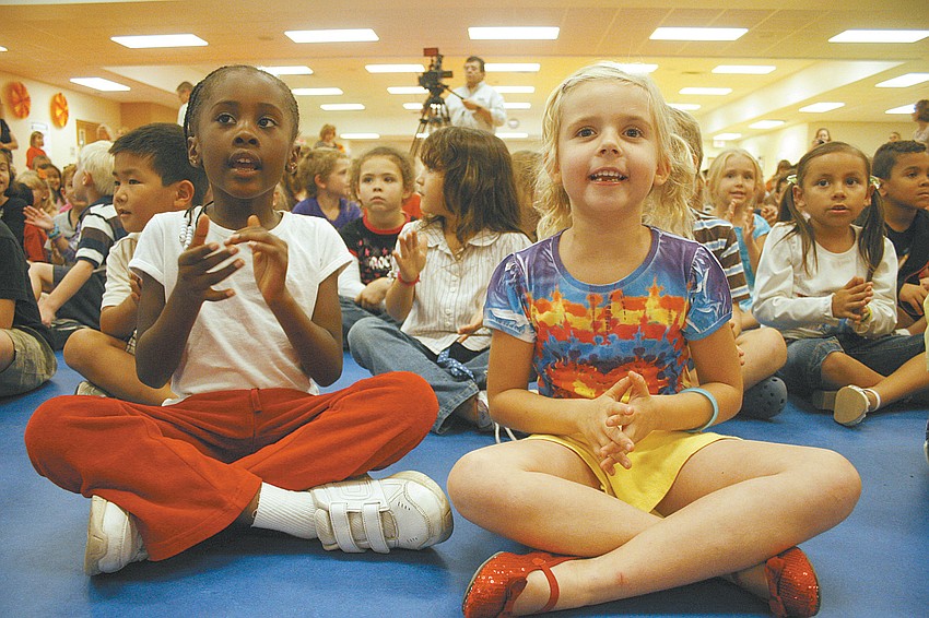Tamya Gibson and Maggie Fincher loved watching the Black Pearls dancers.