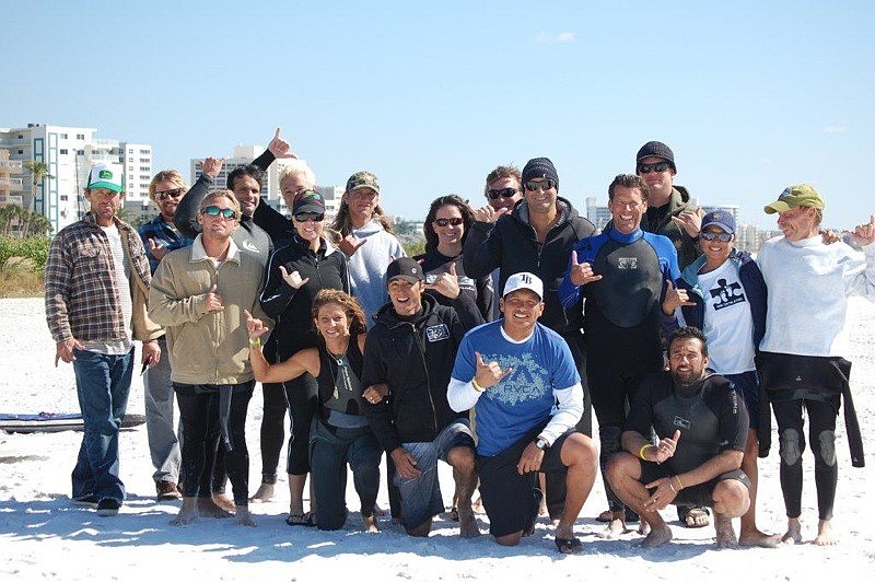 About 70 surfers volunteered to teach for the event. Courtesy photo.