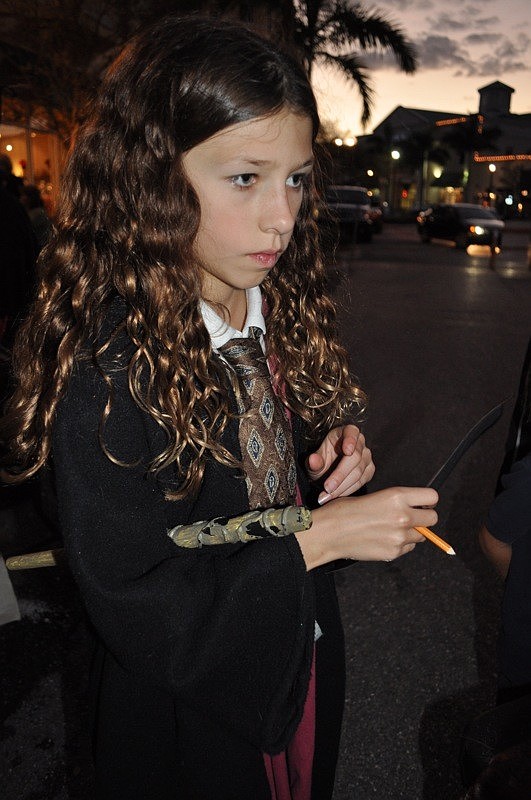 Quinn Birmingham, 11, has read the first book in the Harry Potter series.