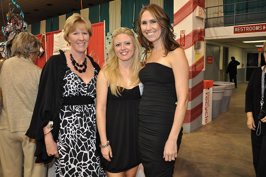 Junior League President Angie Stringer with Liz Reuth and event Chairwoman Crystal Burkhart