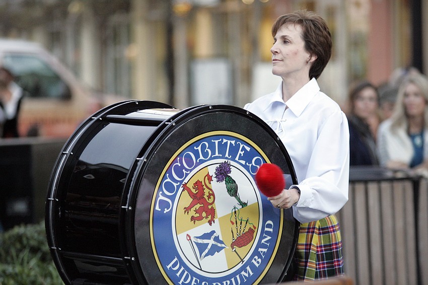 Fern Grace has been with the Jacobites Pipe & Drum Band for a little less than a year.