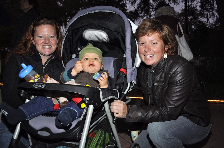 Maida and Sam Lara with Addie Worth