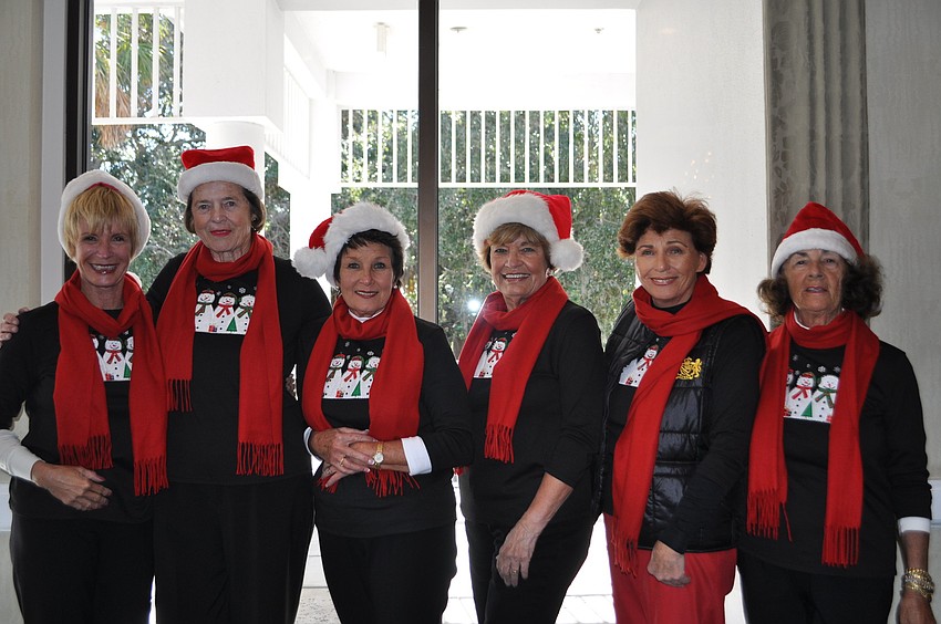 Lynne Koy, Norma Gregson, Sandy Finnegan, Marlene Wilkening, Carol Scarbrough and Phyllis Obaldeston