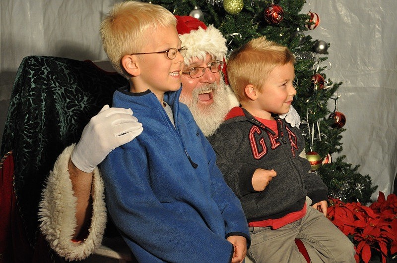 Owen and Ethan Boukalik asked Santa for games for Christmas.