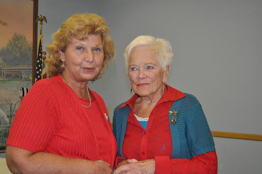 Donna Winter and Madeline Raftery