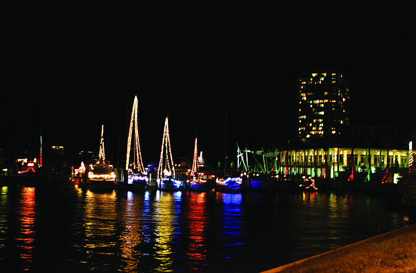 Sarasota Yacht Club held its Lighting of the Fleet event in December.