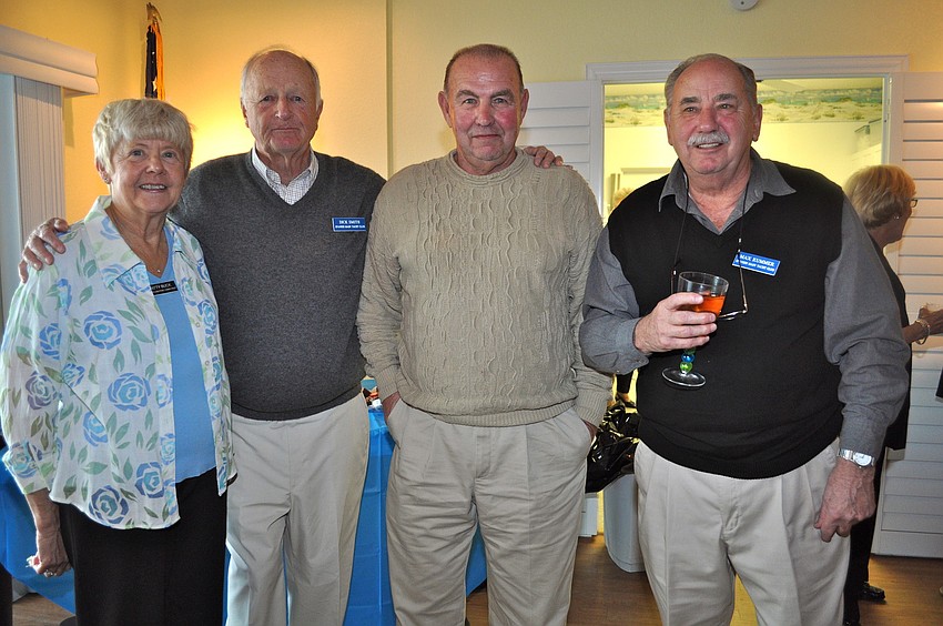 Patty Buck, Dick Smith, Bernie Clifford and Max Kummer