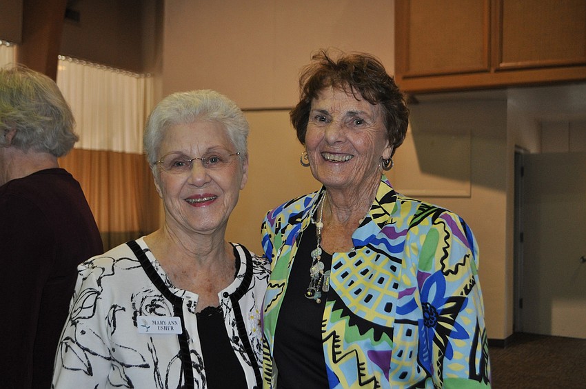 Mary Ann Usher and Marilyn Ward