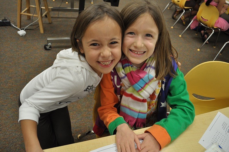 Lauren Consiglio and Hannah Newman are both 6 years old.