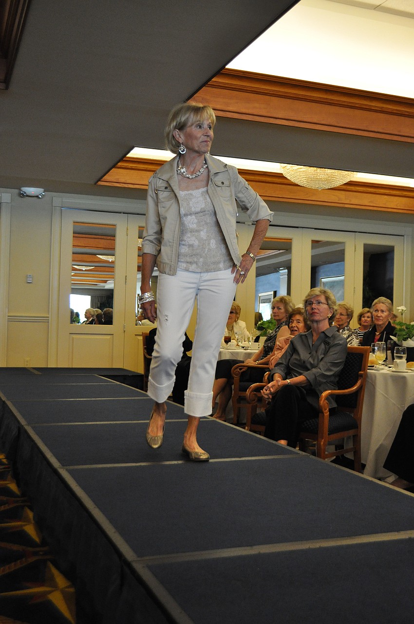 Kay Walker strikes a pose.