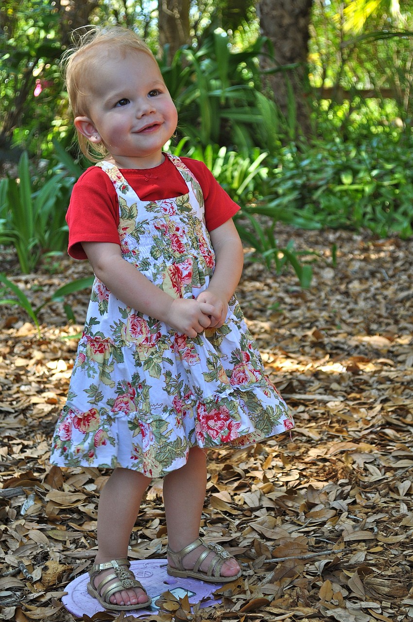 Lila Dickey strikes a pose.