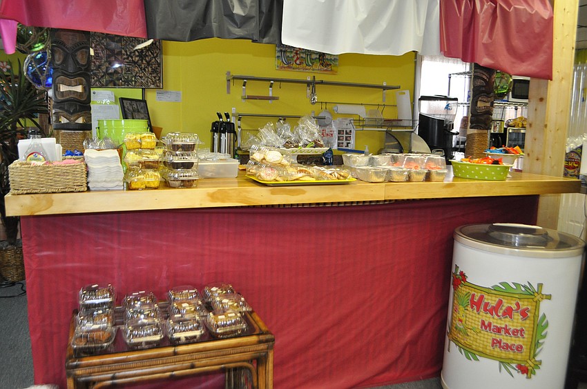 Hula's Market Place featured a bake sale.