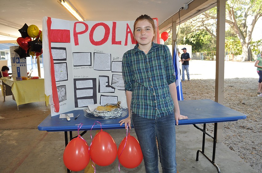 Claire Ross chose Poland and made pierogies.