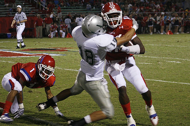 Tad Pleasant played tough for Lakewood Ranch.