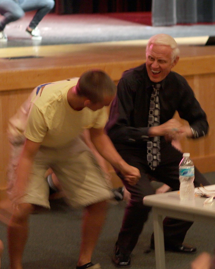 Talent show judge, Dr. Tom Zellers, got into the 