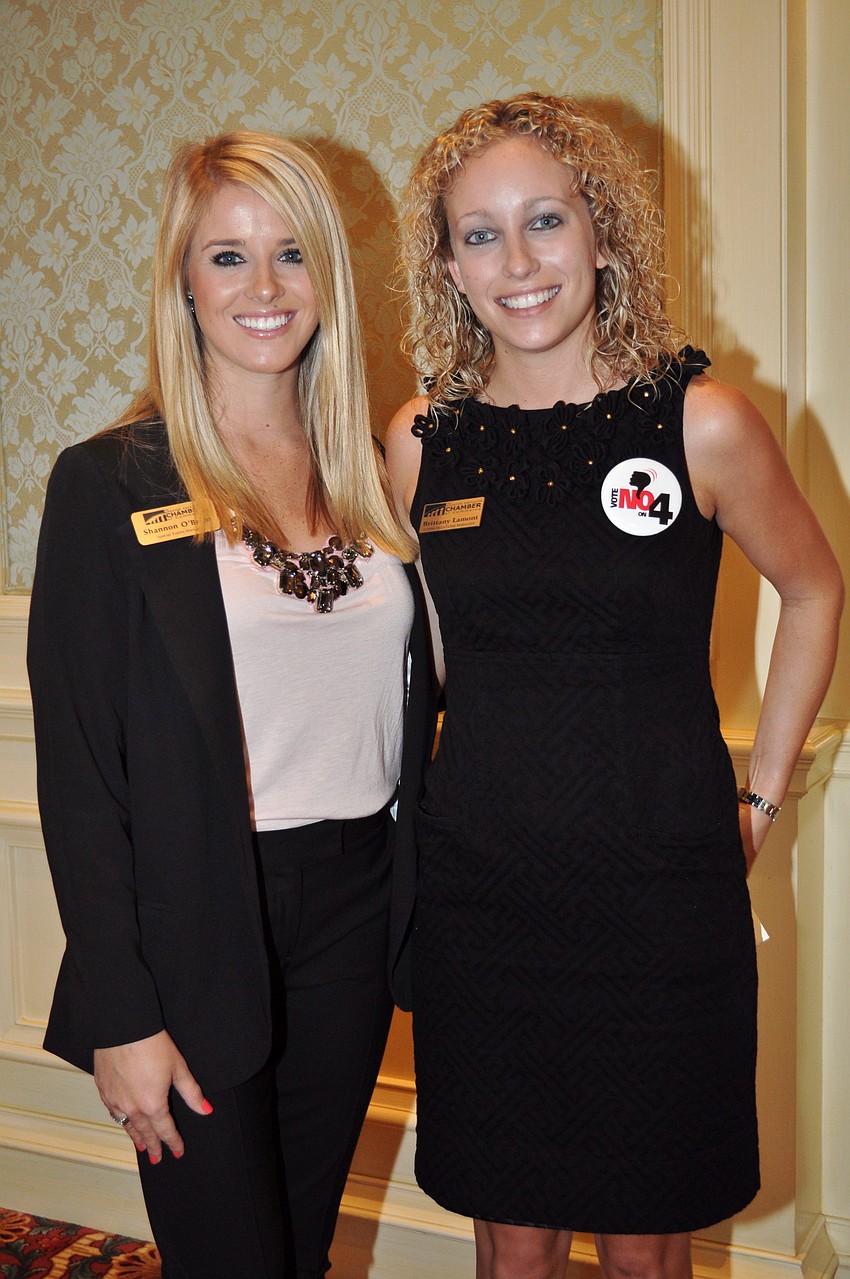 Shannon O'Brien and Brittany Lamont